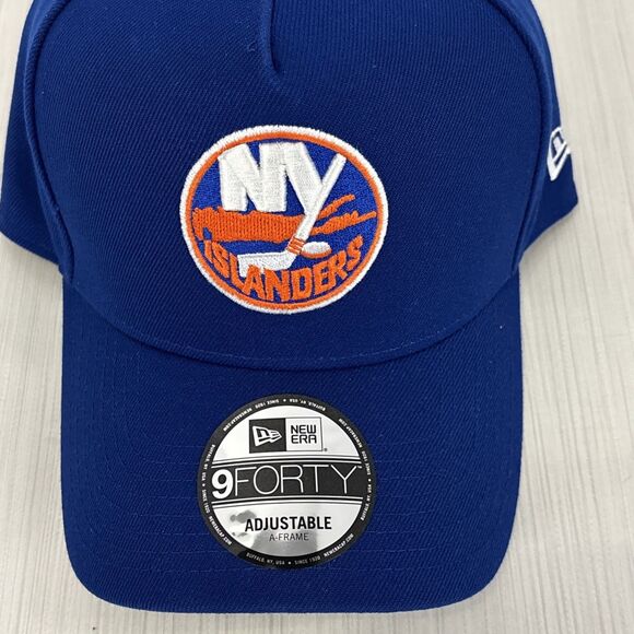New Era Adult New York Islanders Blue 9Forty A-Frame Snapback Adjustable Hat NEW - Picture 2 of 6